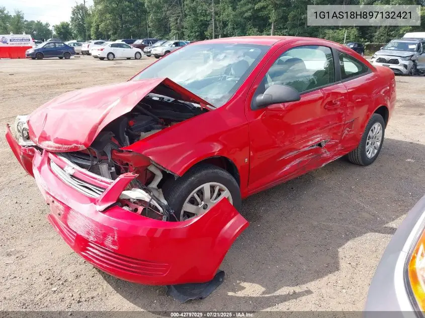 2009 Chevrolet Cobalt Ls VIN: 1G1AS18H897132421 Lot: 42797029