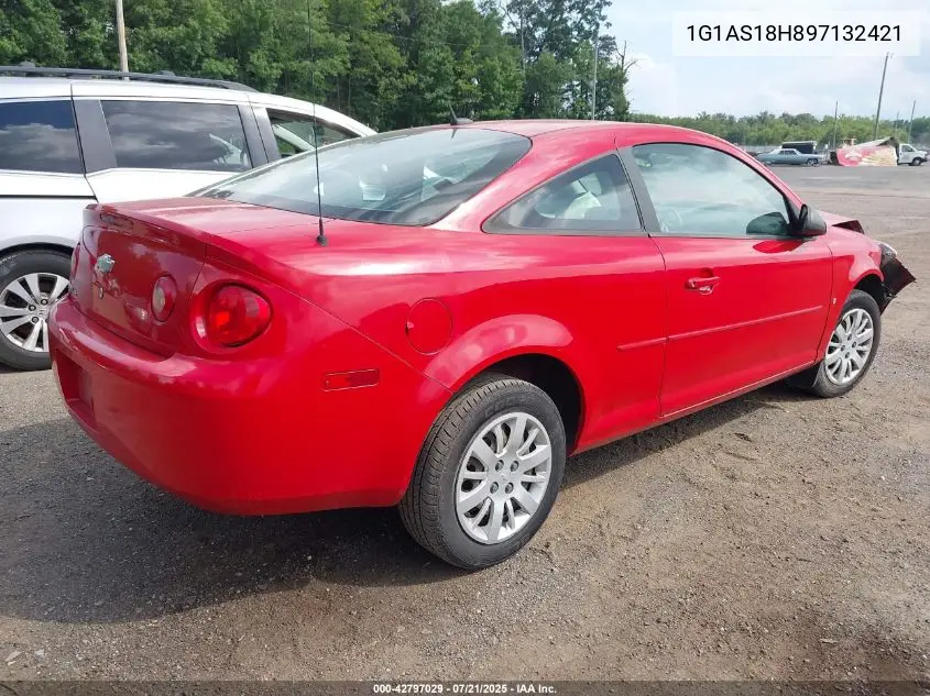2009 Chevrolet Cobalt Ls VIN: 1G1AS18H897132421 Lot: 42797029
