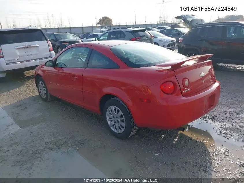 2010 Chevrolet Cobalt VIN: 1G1AB1F55A7224549 Lot: 12141209