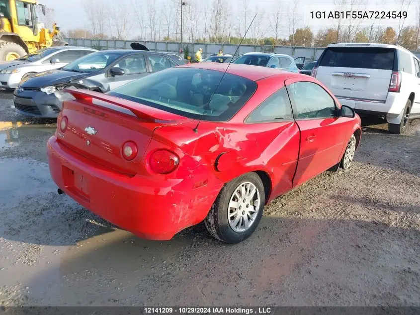 2010 Chevrolet Cobalt VIN: 1G1AB1F55A7224549 Lot: 12141209