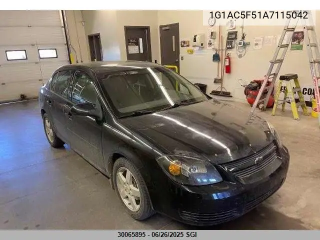 2010 Chevrolet Cobalt 1Lt VIN: 1G1AC5F51A7115042 Lot: 30065895
