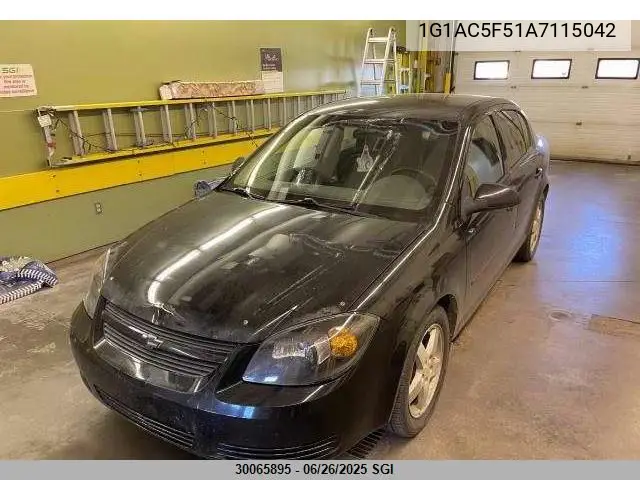 2010 Chevrolet Cobalt 1Lt VIN: 1G1AC5F51A7115042 Lot: 30065895
