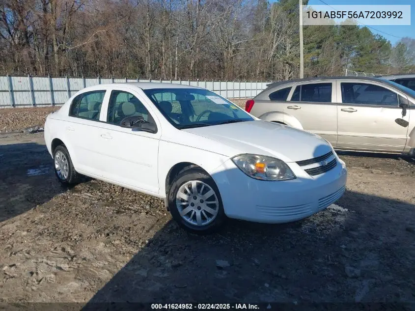 2010 Chevrolet Cobalt Ls VIN: 1G1AB5F56A7203992 Lot: 41624952