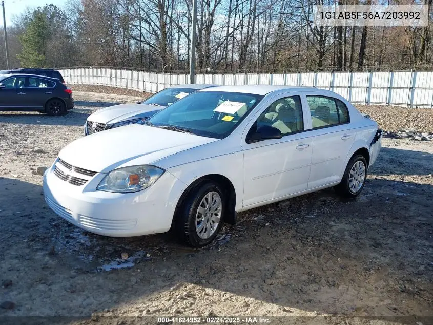 2010 Chevrolet Cobalt Ls VIN: 1G1AB5F56A7203992 Lot: 41624952