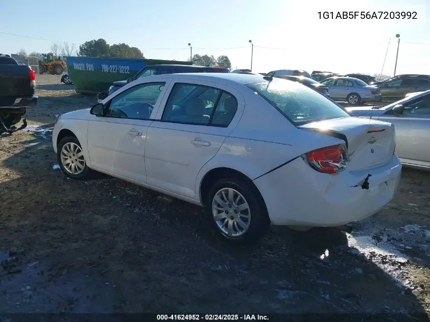 2010 Chevrolet Cobalt Ls VIN: 1G1AB5F56A7203992 Lot: 41624952