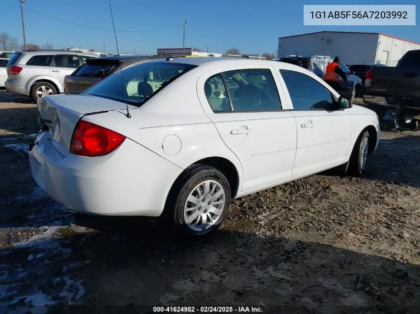 2010 Chevrolet Cobalt Ls VIN: 1G1AB5F56A7203992 Lot: 41624952