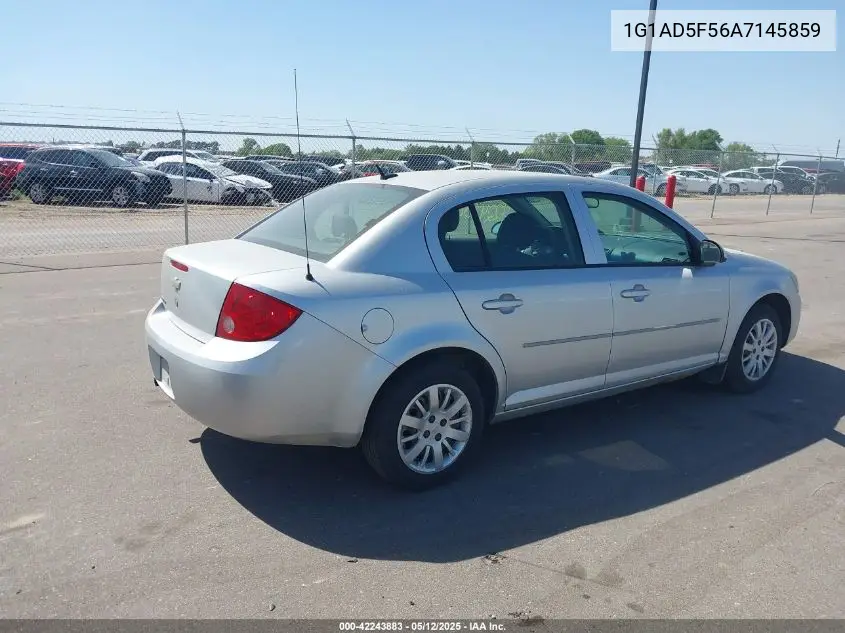 2010 Chevrolet Cobalt Lt VIN: 1G1AD5F56A7145859 Lot: 42243883