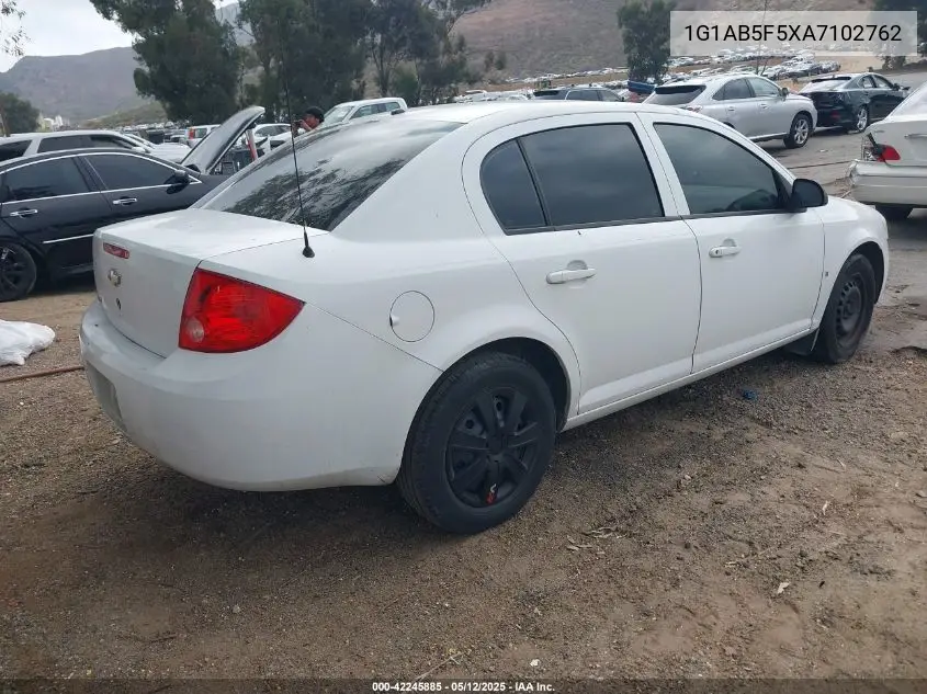 2010 Chevrolet Cobalt Ls VIN: 1G1AB5F5XA7102762 Lot: 42245885
