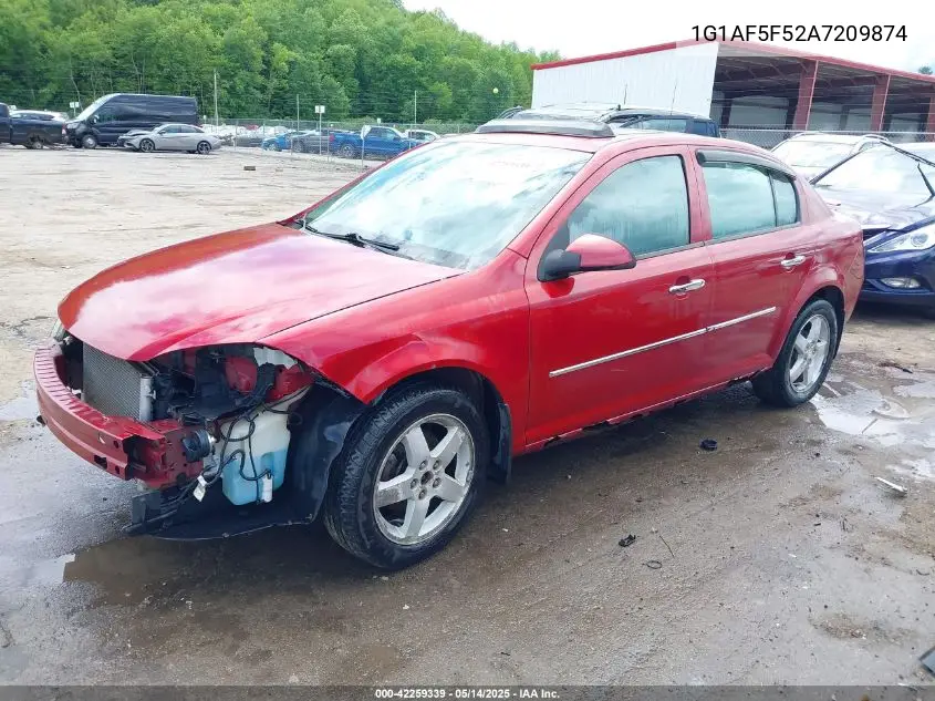 2010 Chevrolet Cobalt Lt VIN: 1G1AF5F52A7209874 Lot: 42259339