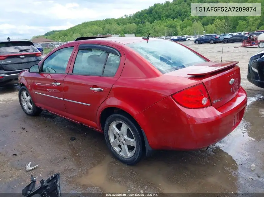 2010 Chevrolet Cobalt Lt VIN: 1G1AF5F52A7209874 Lot: 42259339