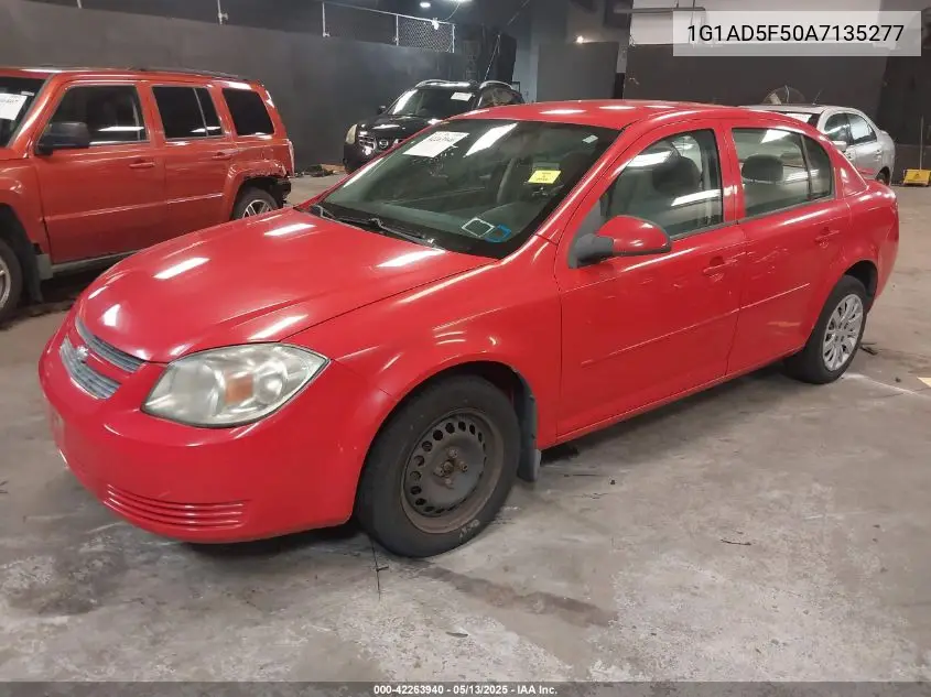 2010 Chevrolet Cobalt Lt VIN: 1G1AD5F50A7135277 Lot: 42263940