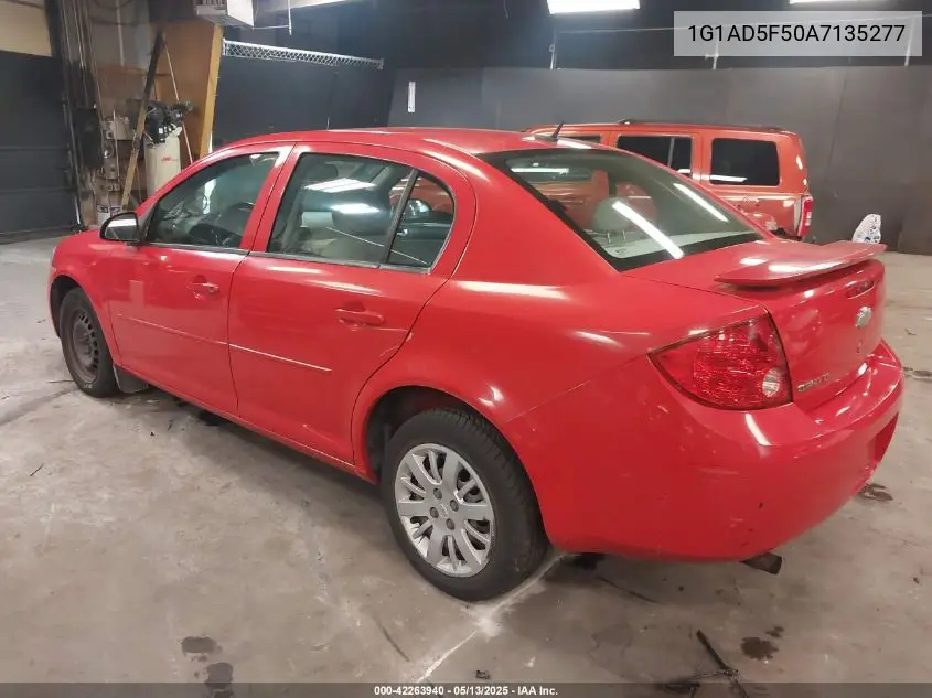 2010 Chevrolet Cobalt Lt VIN: 1G1AD5F50A7135277 Lot: 42263940