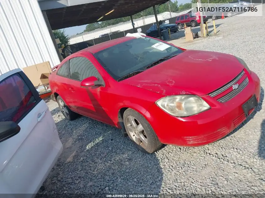 2010 Chevrolet Cobalt Lt VIN: 1G1AD1F52A7116786 Lot: 42599829
