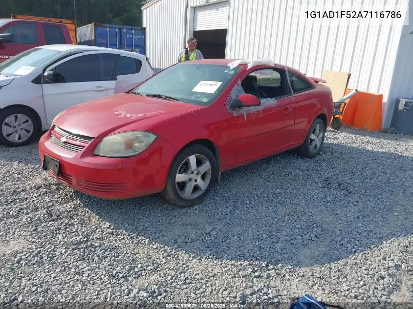 2010 Chevrolet Cobalt Lt VIN: 1G1AD1F52A7116786 Lot: 42599829