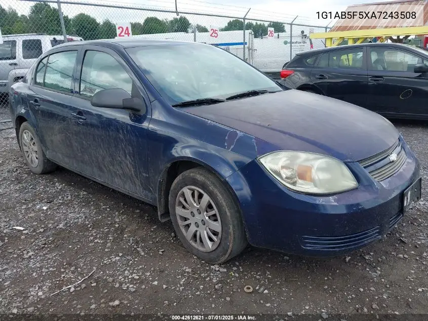 2010 Chevrolet Cobalt Ls VIN: 1G1AB5F5XA7243508 Lot: 42612621