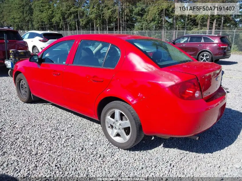 1g1af5f50a7191407 1G1AF5F50A7191407 2010 Chevrolet Cobalt Lt