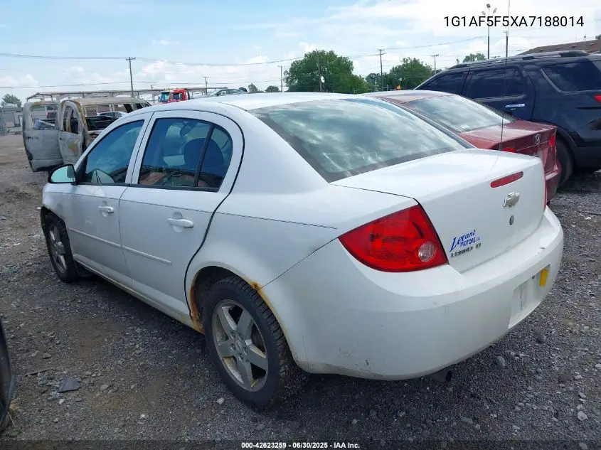 2010 Chevrolet Cobalt Lt VIN: 1G1AF5F5XA7188014 Lot: 42623259