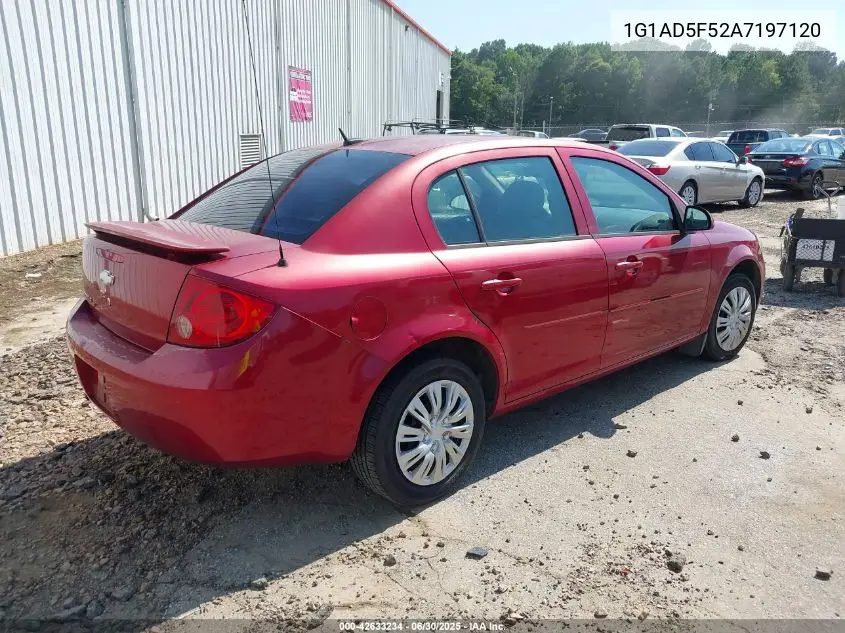 2010 Chevrolet Cobalt Lt VIN: 1G1AD5F52A7197120 Lot: 42633234