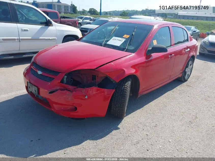 2010 Chevrolet Cobalt Lt VIN: 1G1AF5F54A7195749 Lot: 42635064