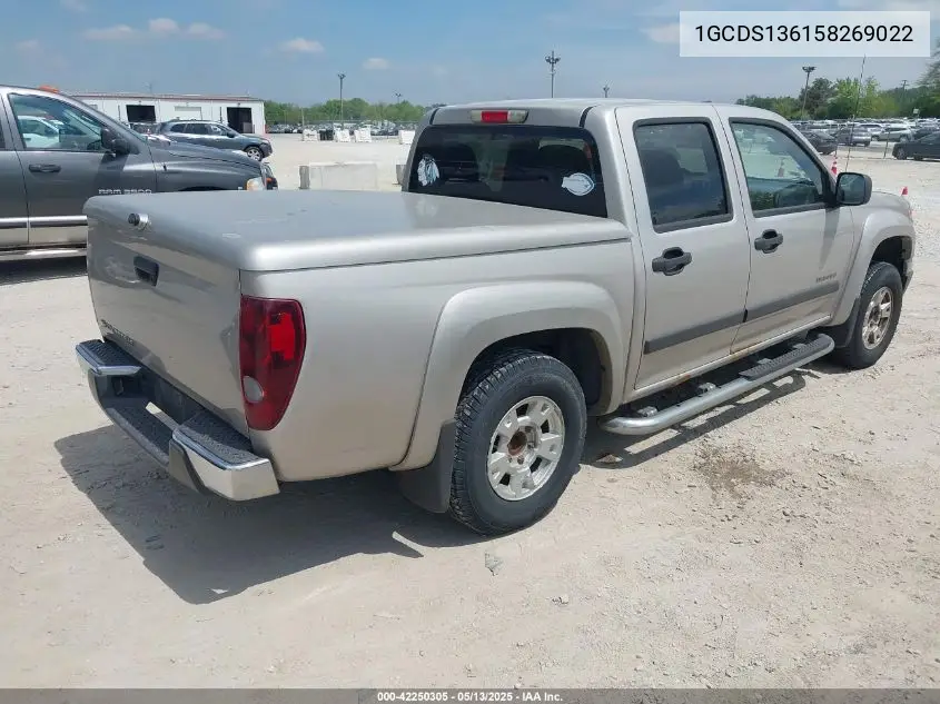 2005 Chevrolet Colorado Ls VIN: 1GCDS136158269022 Lot: 42250305