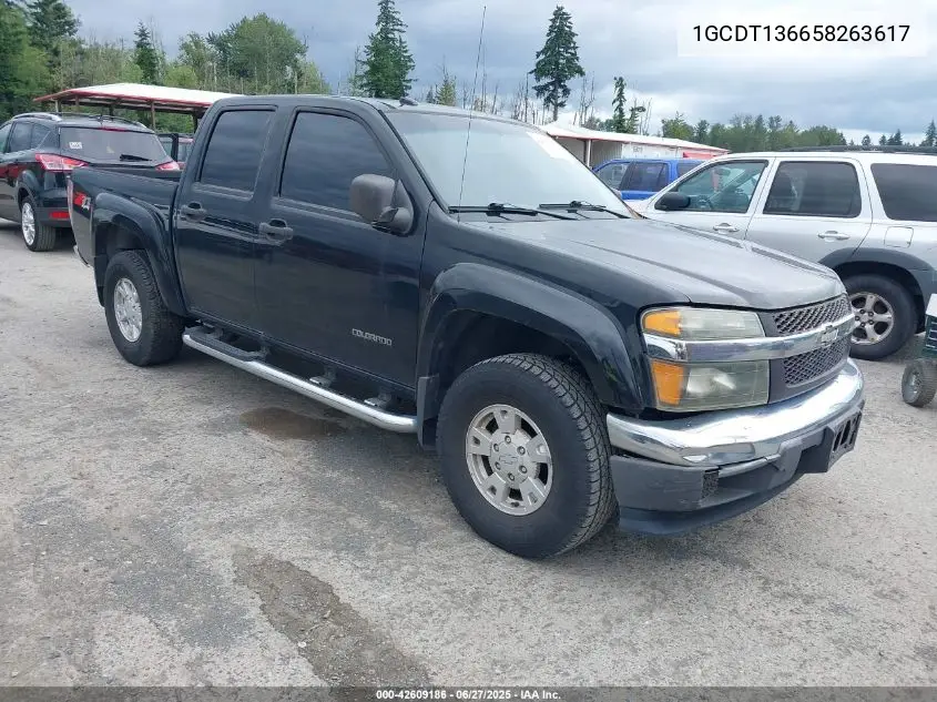 2005 Chevrolet Colorado Ls VIN: 1GCDT136658263617 Lot: 42609186