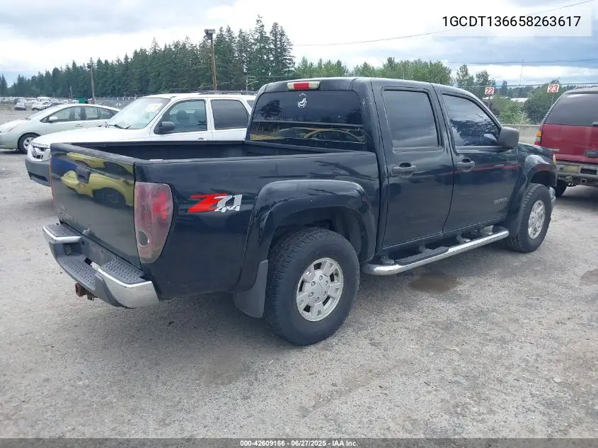 2005 Chevrolet Colorado Ls VIN: 1GCDT136658263617 Lot: 42609186