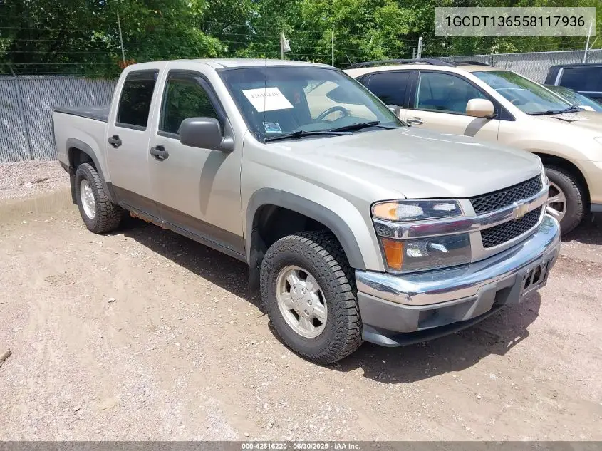 2005 Chevrolet Colorado Ls VIN: 1GCDT136558117936 Lot: 42616220