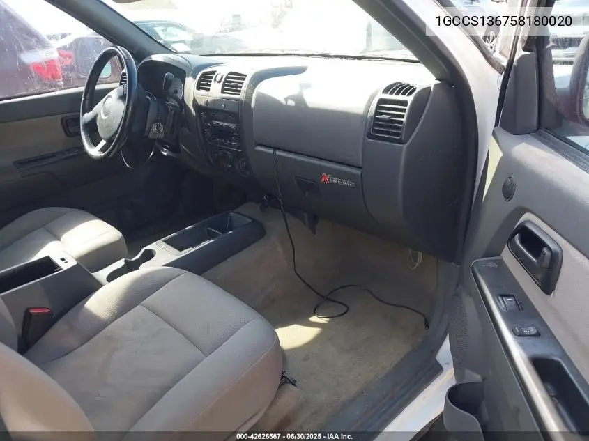 2005 Chevrolet Colorado Ls VIN: 1GCCS136758180020 Lot: 42626567