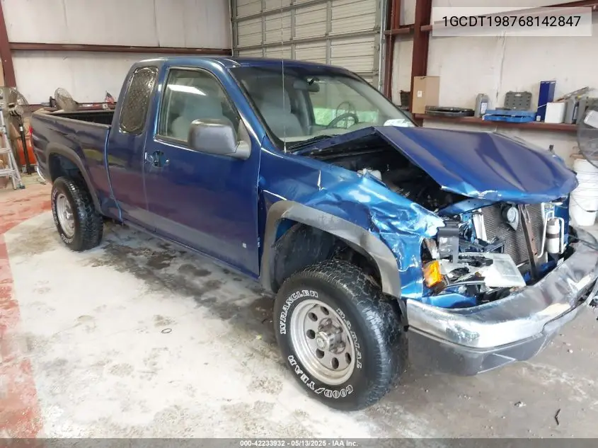 2006 Chevrolet Colorado Work Truck VIN: 1GCDT198768142847 Lot: 42233932