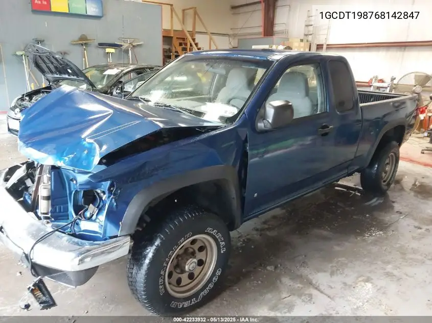 2006 Chevrolet Colorado Work Truck VIN: 1GCDT198768142847 Lot: 42233932