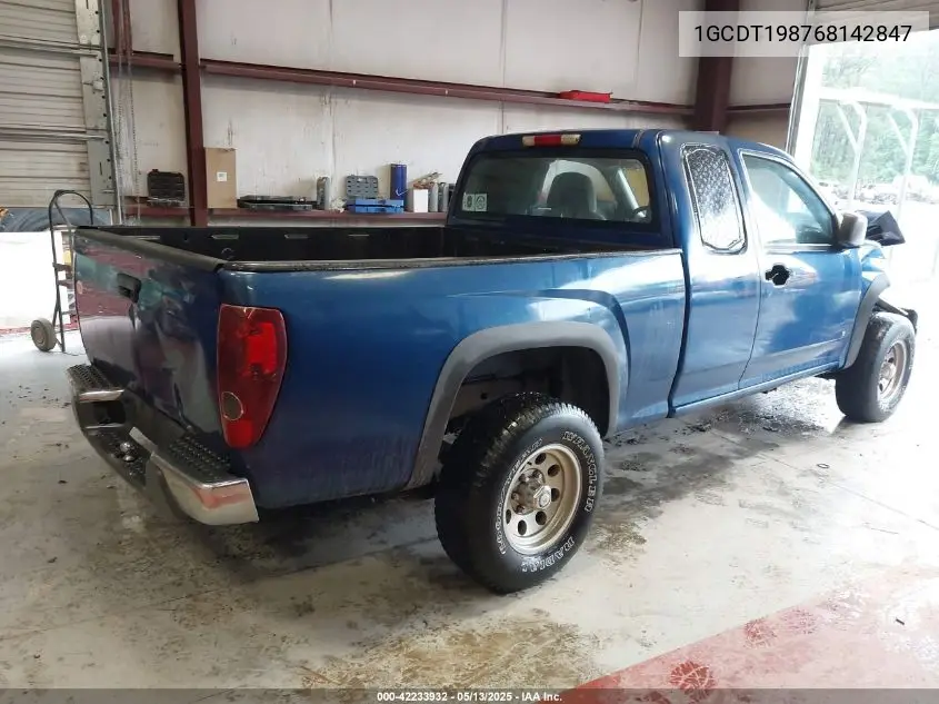 2006 Chevrolet Colorado Work Truck VIN: 1GCDT198768142847 Lot: 42233932