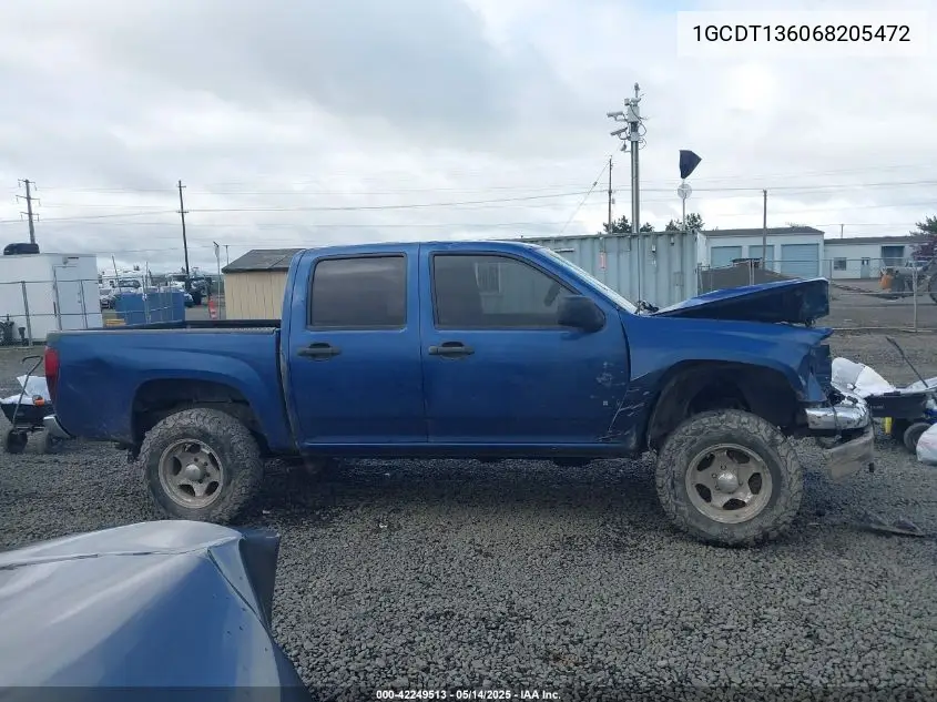 1gcdt136068205472 1GCDT136068205472 2006 Chevrolet Colorado Lt