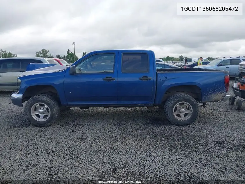 1gcdt136068205472 1GCDT136068205472 2006 Chevrolet Colorado Lt