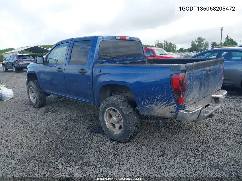 1gcdt136068205472 1GCDT136068205472 2006 Chevrolet Colorado Lt