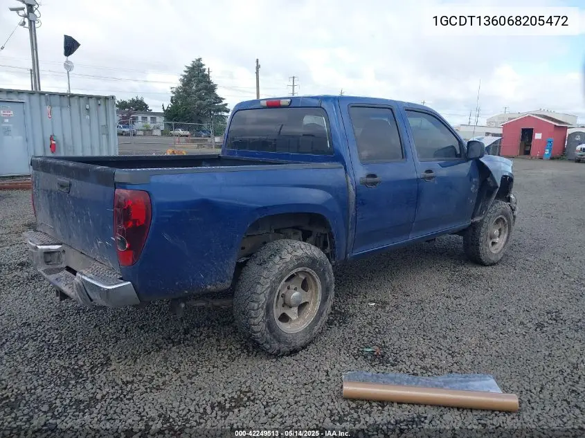 1gcdt136068205472 1GCDT136068205472 2006 Chevrolet Colorado Lt