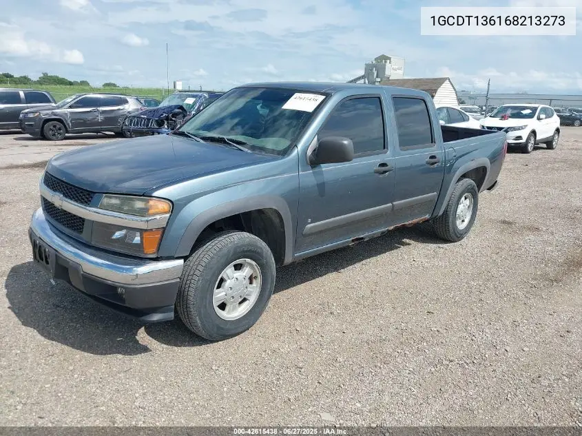 2006 Chevrolet Colorado Lt VIN: 1GCDT136168213273 Lot: 42615438