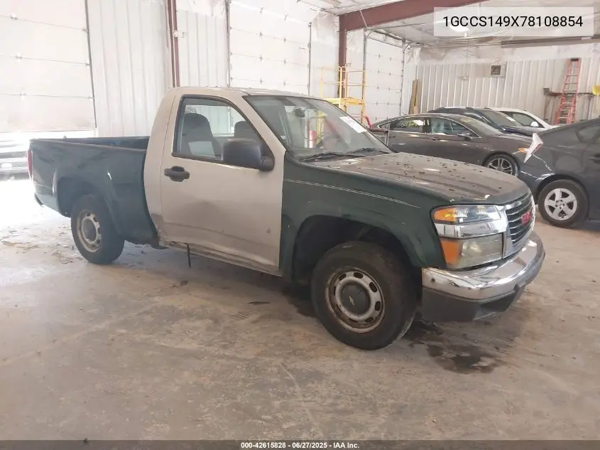 2007 Chevrolet Colorado Ls VIN: 1GCCS149X78108854 Lot: 42615828