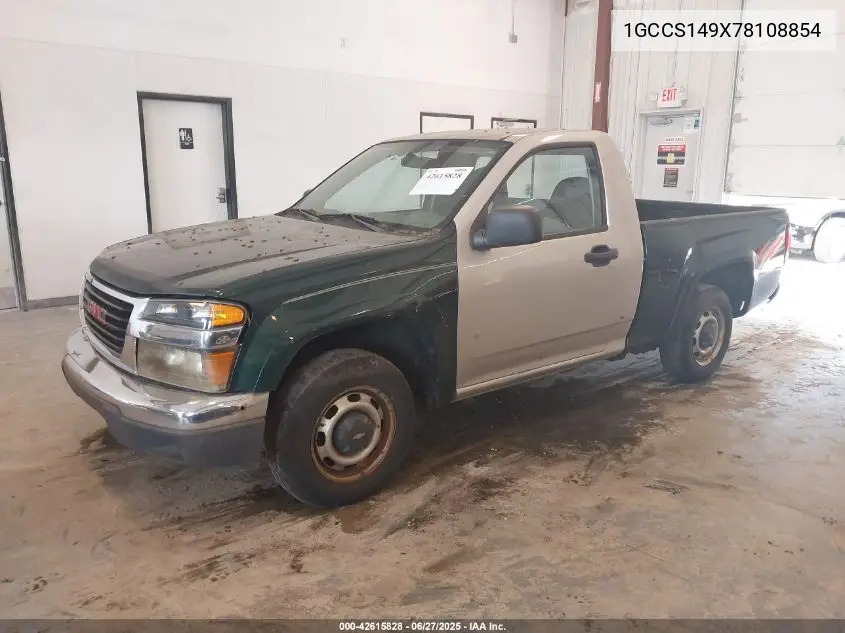 2007 Chevrolet Colorado Ls VIN: 1GCCS149X78108854 Lot: 42615828