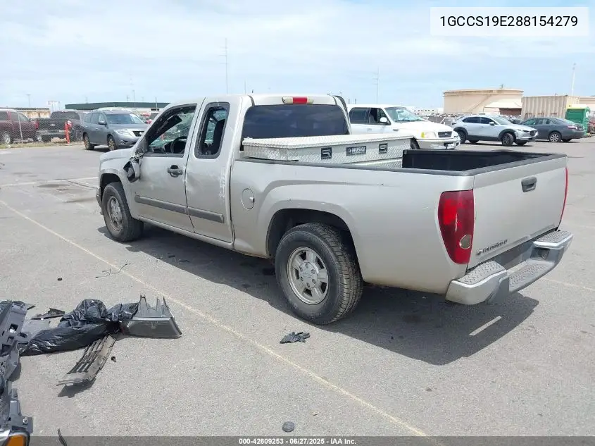 2008 Chevrolet Colorado Lt VIN: 1GCCS19E288154279 Lot: 42609253