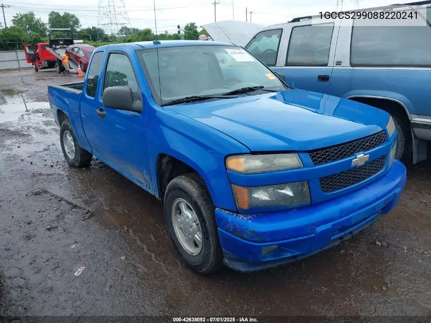 2008 Chevrolet Colorado Ls VIN: 1GCCS299088220241 Lot: 42638092