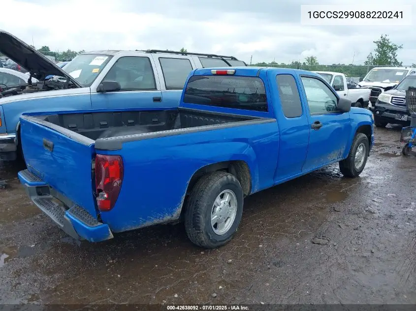 2008 Chevrolet Colorado Ls VIN: 1GCCS299088220241 Lot: 42638092
