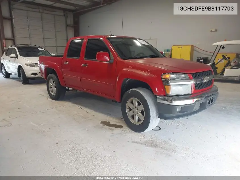 2011 Chevrolet Colorado 2Lt VIN: 1GCHSDFE9B8117703 Lot: 42814839