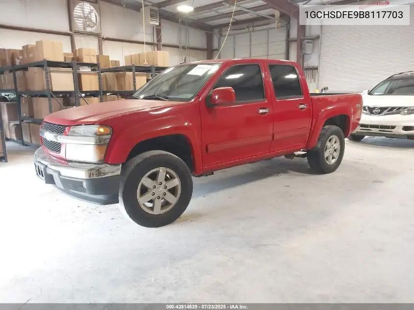 2011 Chevrolet Colorado 2Lt VIN: 1GCHSDFE9B8117703 Lot: 42814839