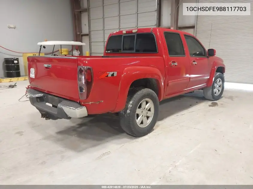 2011 Chevrolet Colorado 2Lt VIN: 1GCHSDFE9B8117703 Lot: 42814839