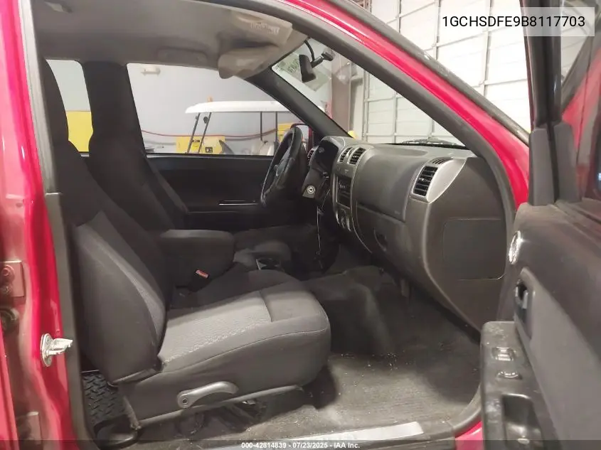 2011 Chevrolet Colorado 2Lt VIN: 1GCHSDFE9B8117703 Lot: 42814839