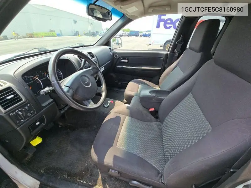 2012 Chevrolet Colorado Lt VIN: 1GCJTCFE5C8160980 Lot: 42624643