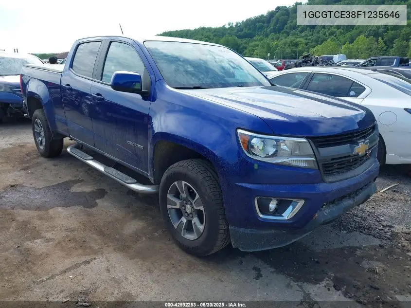 2015 Chevrolet Colorado Z71 VIN: 1GCGTCE38F1235646 Lot: 42592253