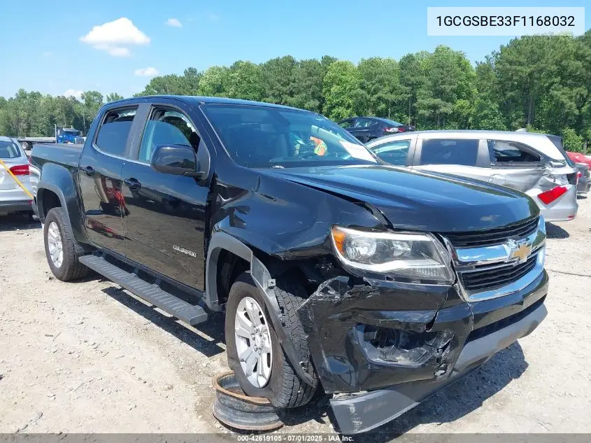 2015 Chevrolet Colorado Lt VIN: 1GCGSBE33F1168032 Lot: 42619105