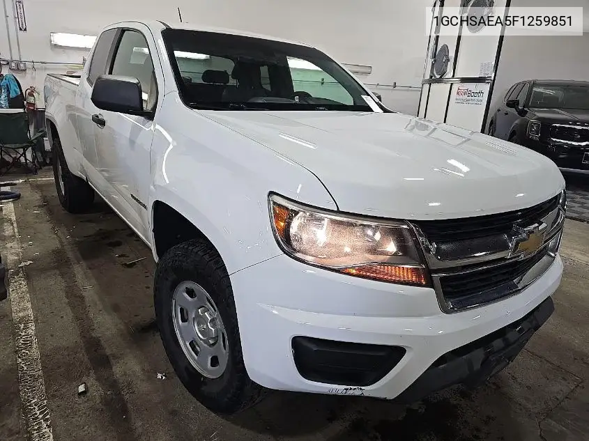 2015 Chevrolet Colorado Wt VIN: 1GCHSAEA5F1259851 Lot: 42631348