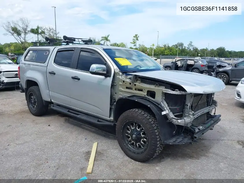 2015 Chevrolet Colorado Lt VIN: 1GCGSBE36F1141858 Lot: 42792611